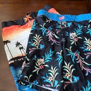 Two Boys Swim Trunks